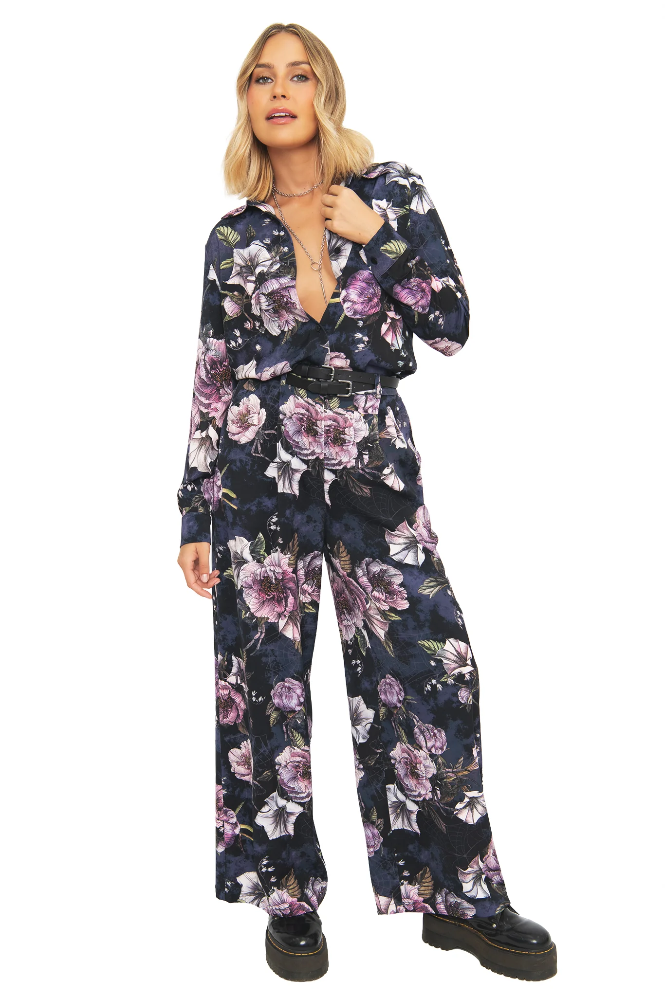 Blooming Watch Long Sleeve Button Through Shirt - Image 5