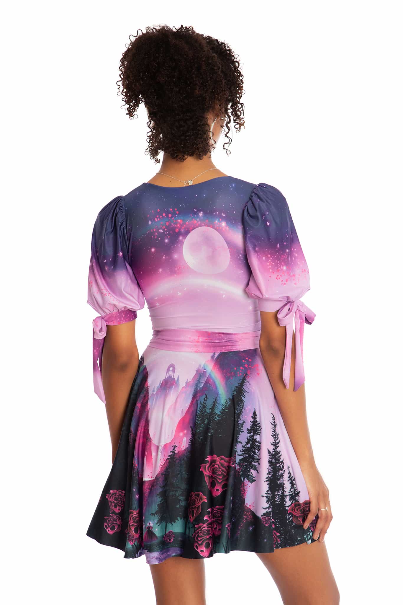 Grimrose Gorge Wrap Skater Dress - Image 2
