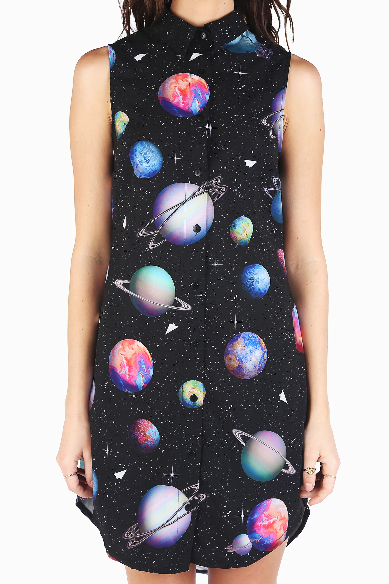 Paper Universe Business Time Shirt Dress - Image 6